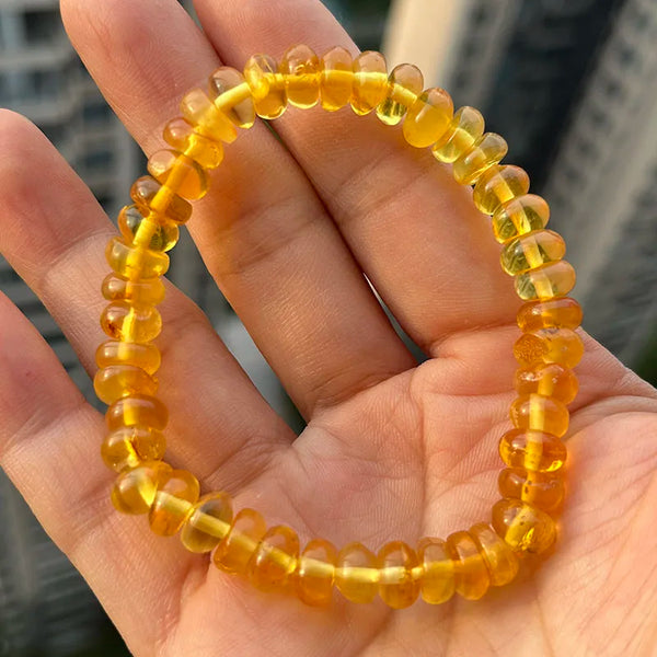 Yellow Amber Bracelet-ToShay.org
