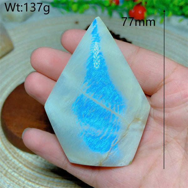 Blue Flash Moonstone Diamond-ToShay.org