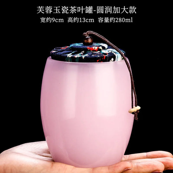 Pink Jade Porcelain Teacup-ToShay.org