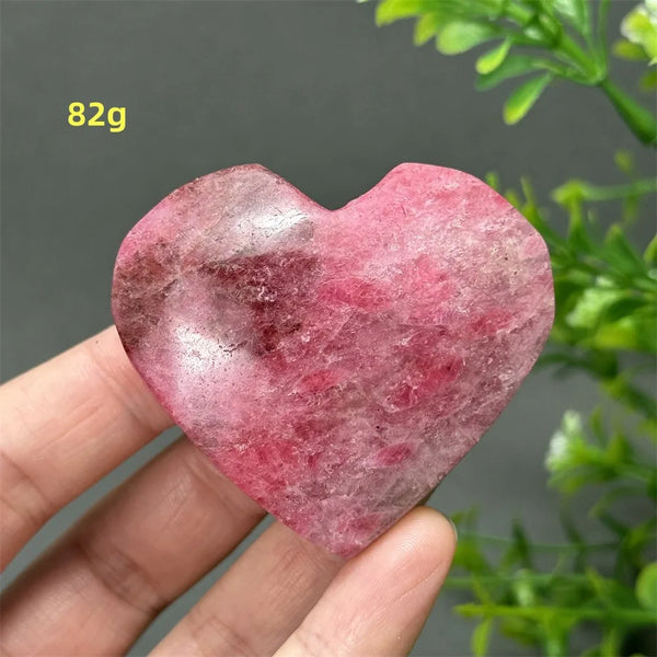 Pink Rose Rhodochrosite Heart-ToShay.org