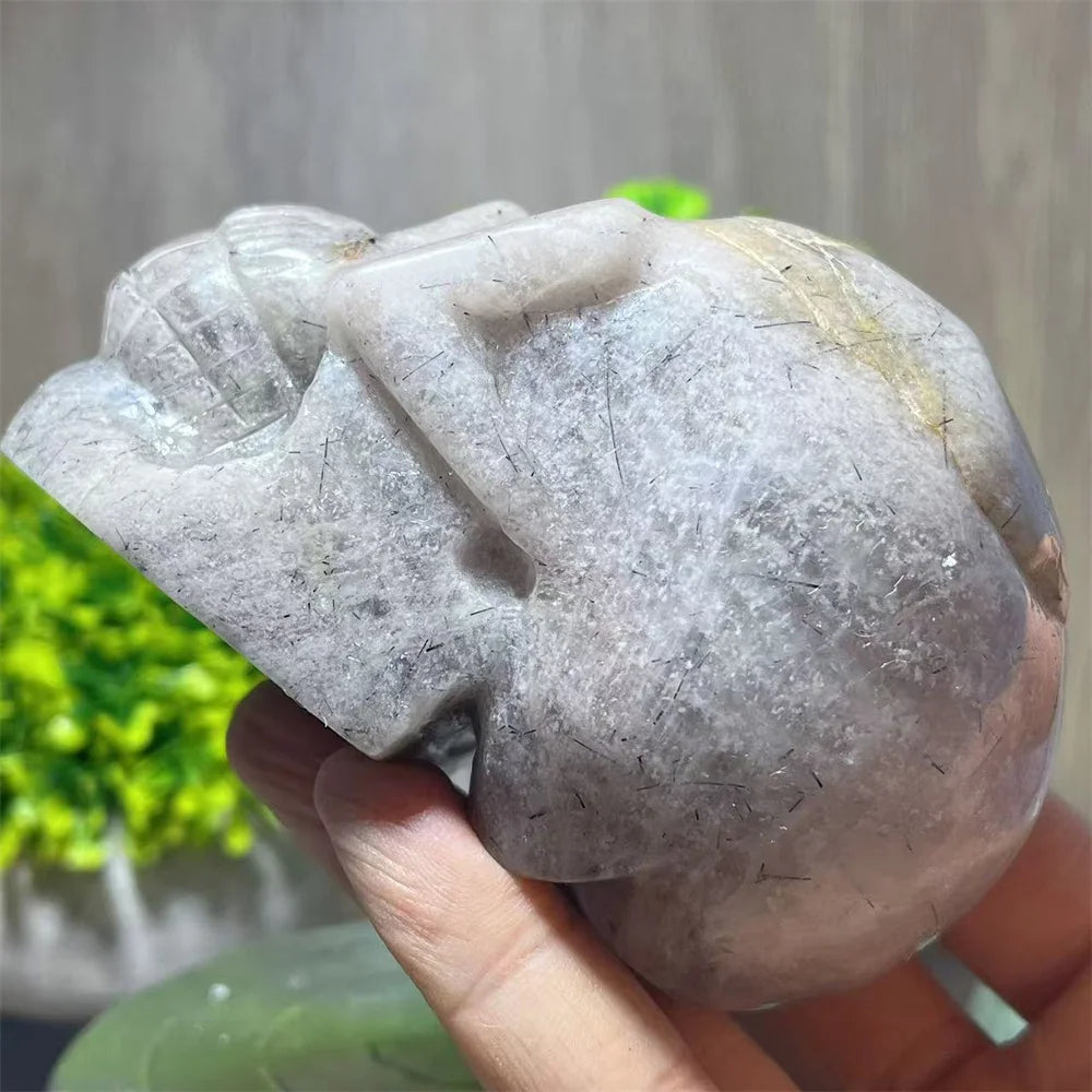 Black Hair Crystal Skull-ToShay.org