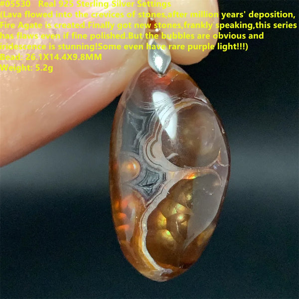 Red Fire Agate Pendants-ToShay.org