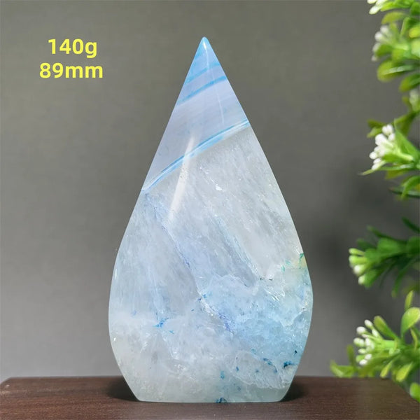 Blue Agate Torch-ToShay.org