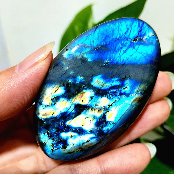 Blue Labradorite Palm Stones-ToShay.org