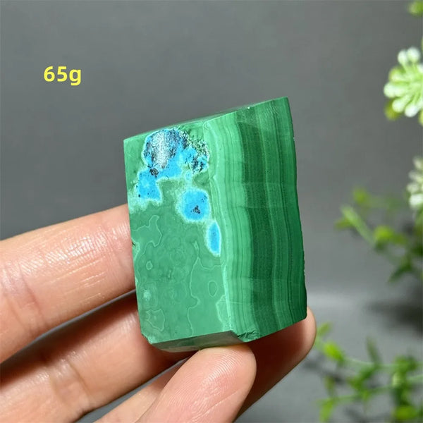 Green Peacock Rough Stone-ToShay.org