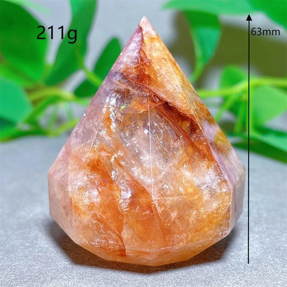 Red Fire Quartz Diamond-ToShay.org