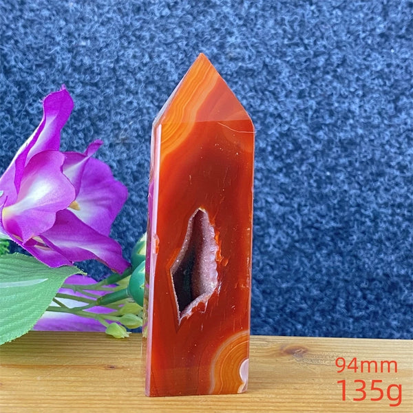 Red Lace Agate Point-ToShay.org