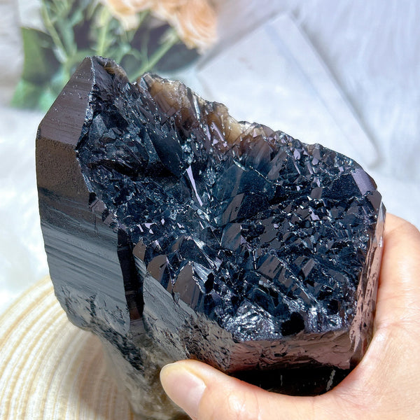 Black Quartz Cluster-ToShay.org