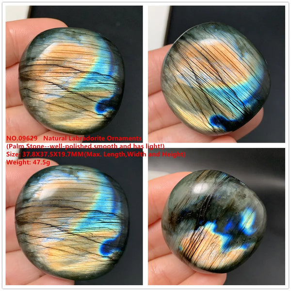 Orange Red Light Labradorite-ToShay.org