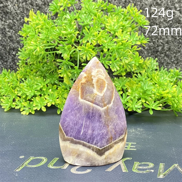 Purple Amethyst Crystal Torch-ToShay.org