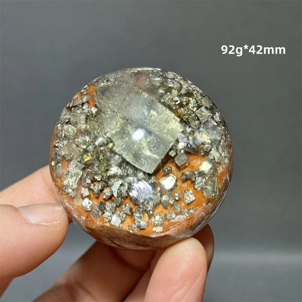 Yellow Chalcopyrite Crystal Ball-ToShay.org