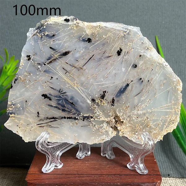 Yellow Hair Agate Slab-ToShay.org