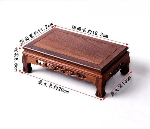 Mahogany Carved Base-ToShay.org