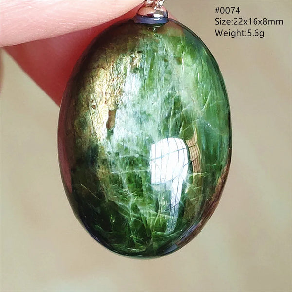 Green Diopside Pendant-ToShay.org