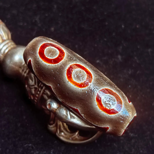 Tibetan Agate Eyes Dzi-ToShay.org