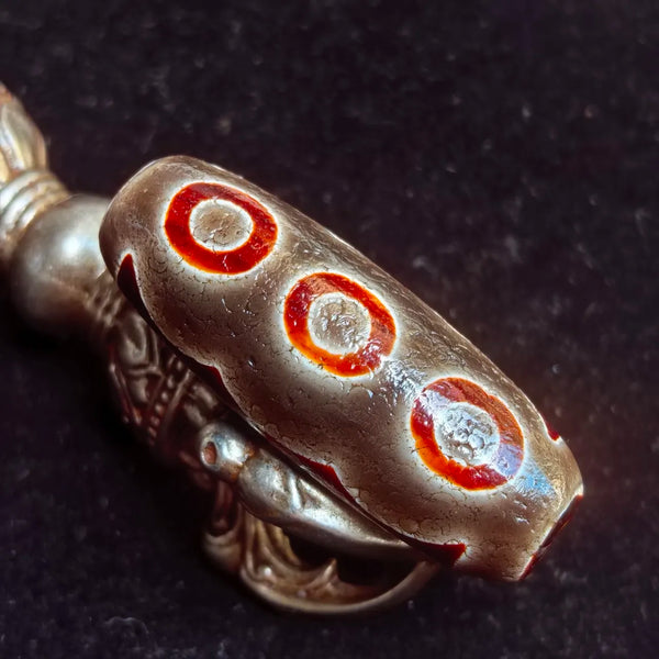 Tibetan Agate Eyes Dzi-ToShay.org