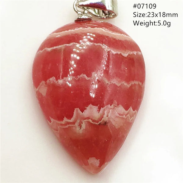 Red Rhodochrosite Pendant-ToShay.org