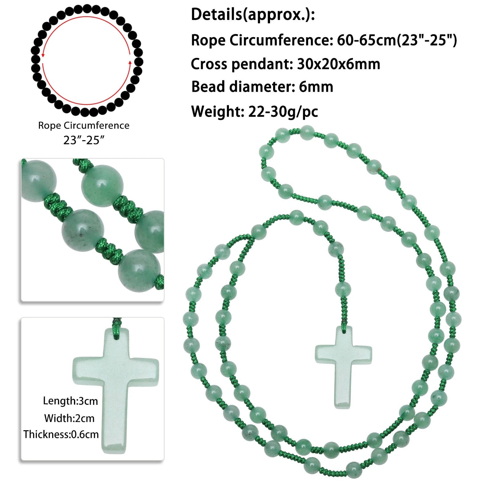 Mixed Crystal Bead Rosary-ToShay.org