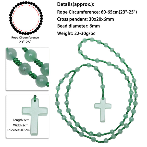 Mixed Crystal Bead Rosary-ToShay.org