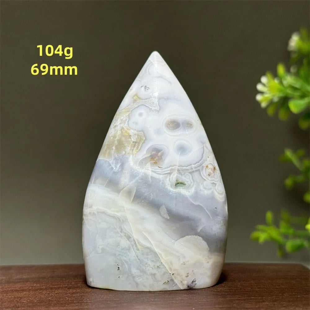 Green Marine Jasper Flame-ToShay.org