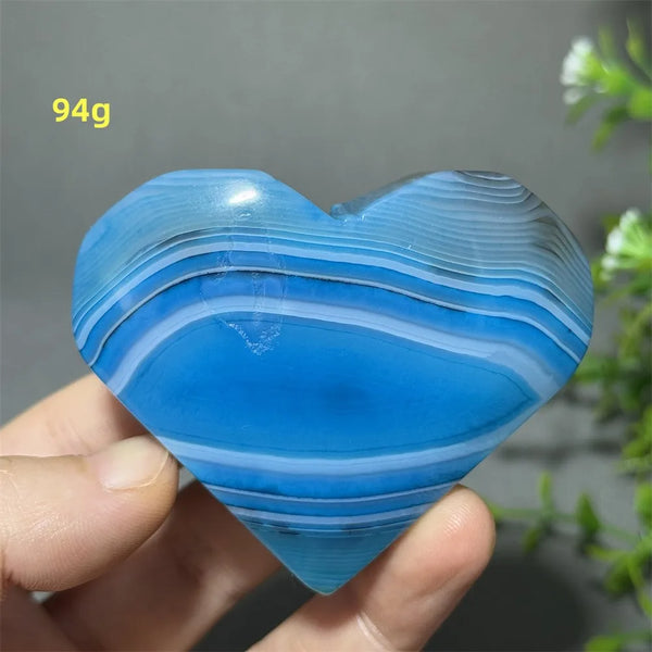 Blue Agate Heart-ToShay.org