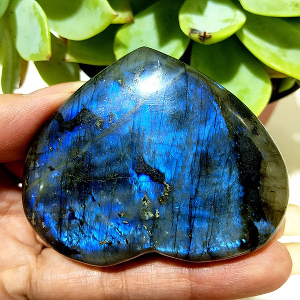 Blue Labrador Stone Heart-ToShay.org