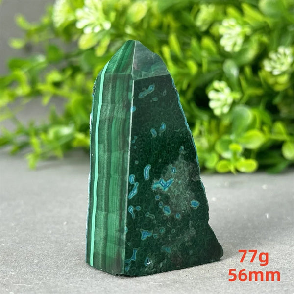 Blue Chrysocolla Malachite Point-ToShay.org