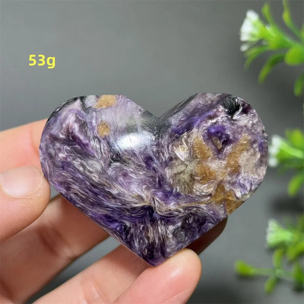Purple Noble Crystal Heart-ToShay.org