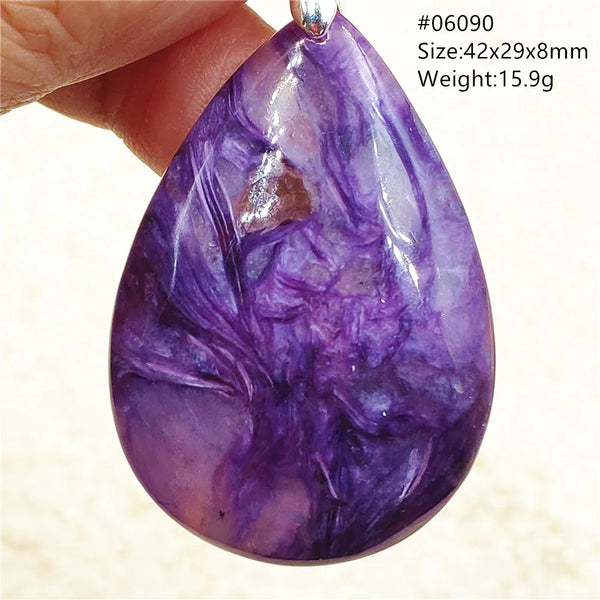 Purple Charoite Pendant-ToShay.org