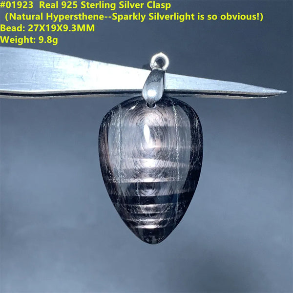 Black Hypersthene Pendant-ToShay.org