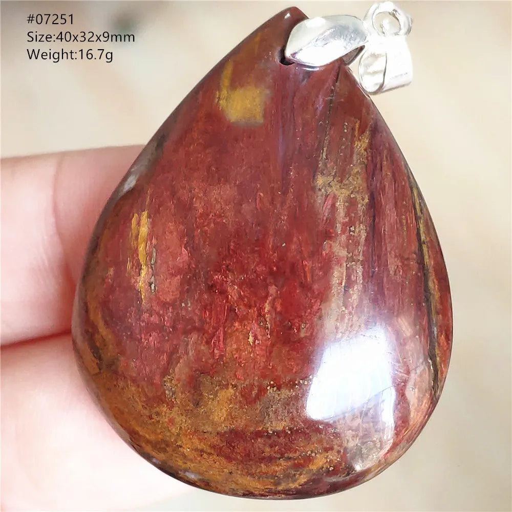 Blue Pietersite Chatoyant Pendant-ToShay.org