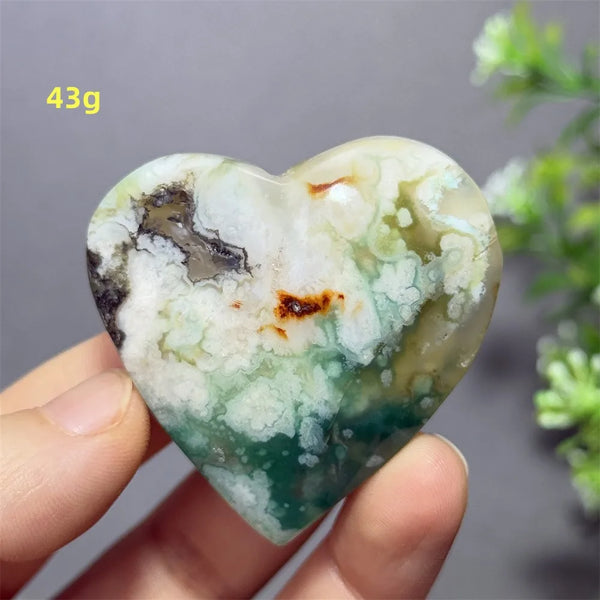 Green Cherry Blossom Agate-ToShay.org