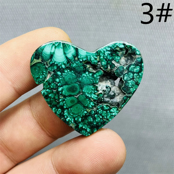 Green Malachite Hearts-ToShay.org