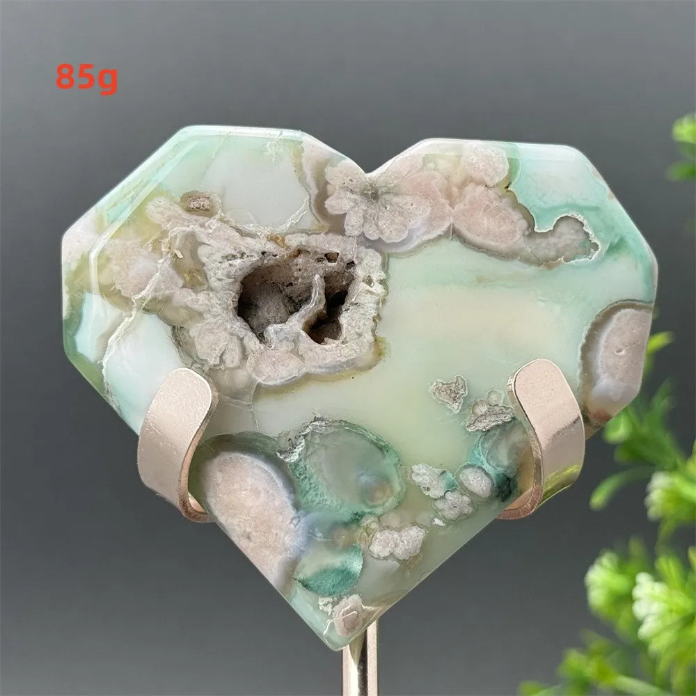Green Cherry Blossom Agate-ToShay.org