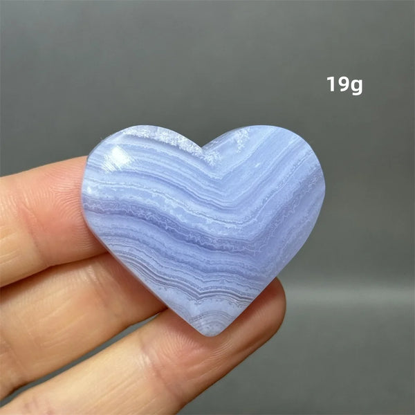 Blue Lace Crystal Heart-ToShay.org