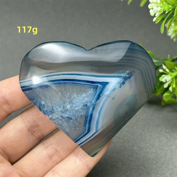 Blue Agate Heart-ToShay.org