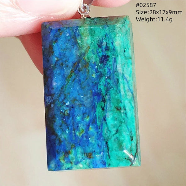 Blue Azurite Pendant-ToShay.org