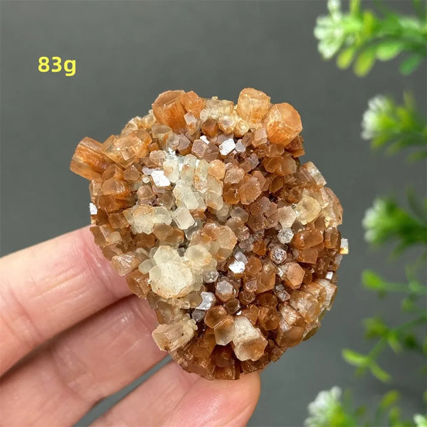 Orange Aragonite Crystal Cluster-ToShay.org