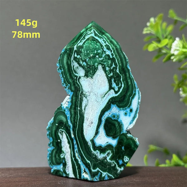 Blue Chrysocolla Tower-ToShay.org