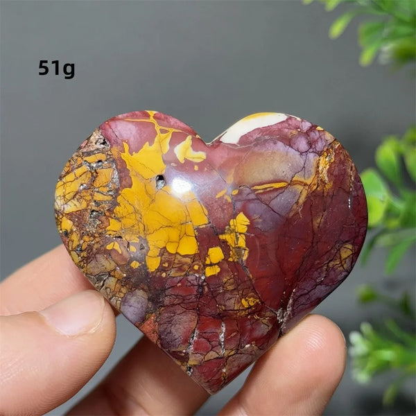 Yellow Mookaite Heart-ToShay.org