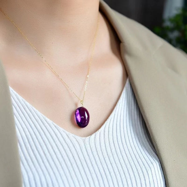 Purple Amethyst Quartz Pendant-ToShay.org