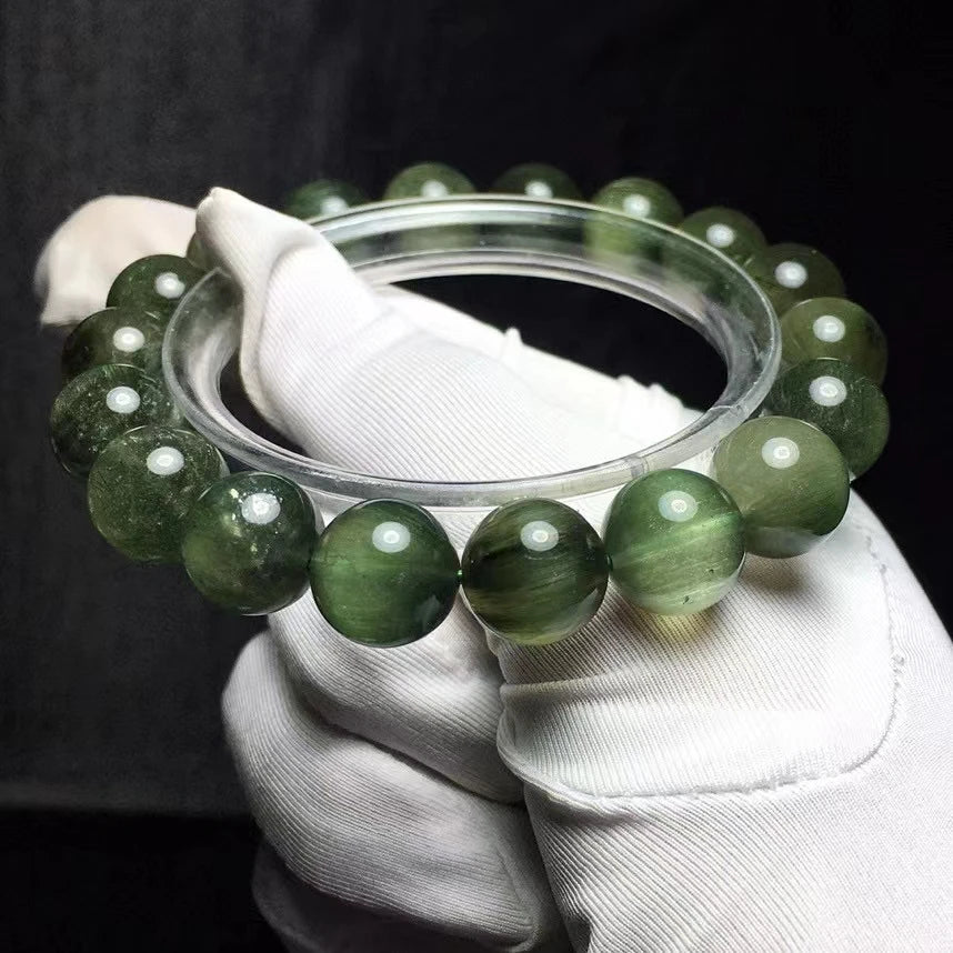 Green Rutilated Quartz Bracelet-ToShay.org