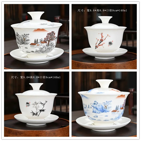 Gaiwan Ceramic Tea Tureen-ToShay.org