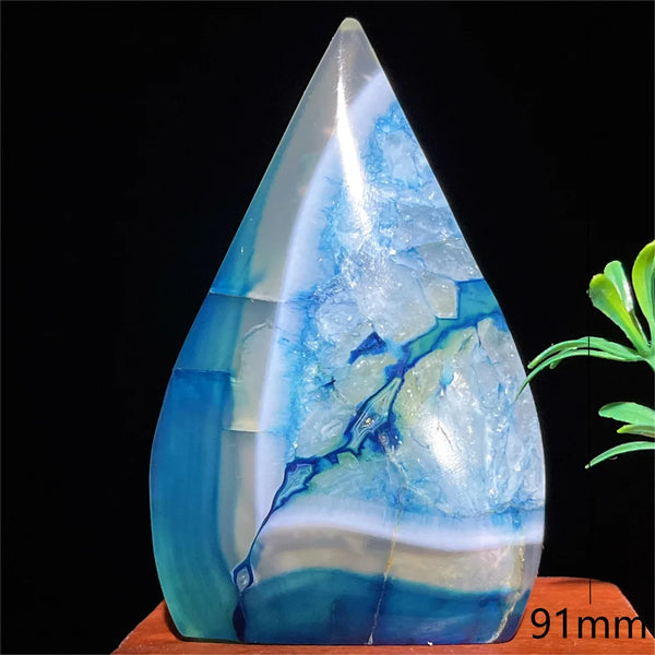 Blue Lace Agate Flame-ToShay.org
