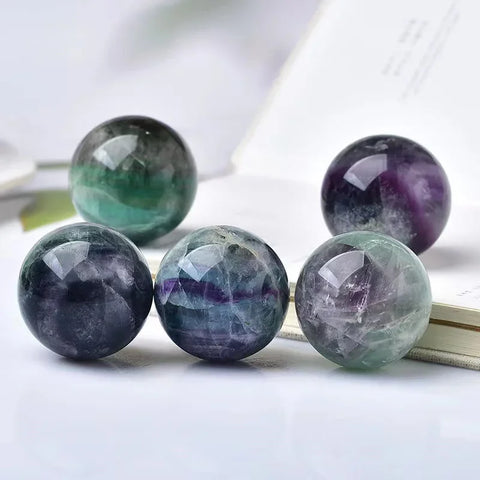 Rainbow Fluorite Crystal Ball-ToShay.org
