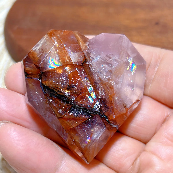 Orange Rainbow Fire Quartz-ToShay.org
