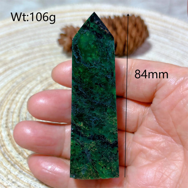 Green Emerald Quartz Point-ToShay.org