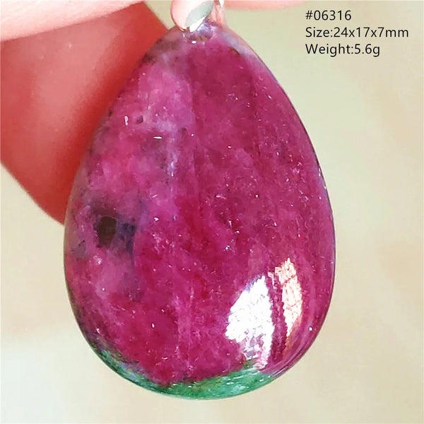 Red Ruby Zoisite Light Pendant-ToShay.org