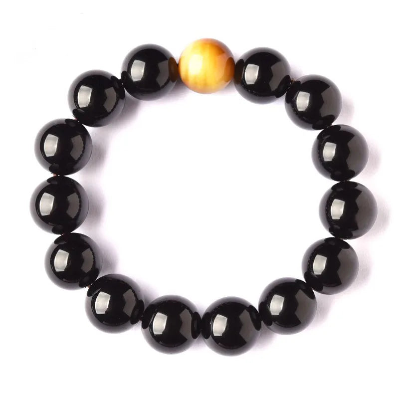 Black Gold Obsidian Bracelet-ToShay.org