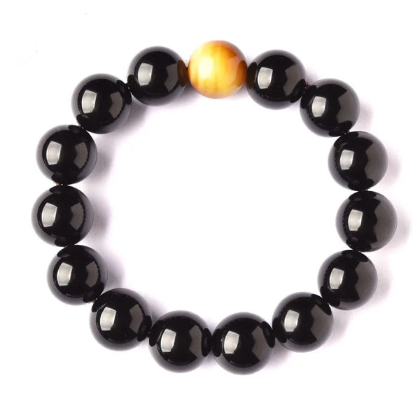 Black Gold Obsidian Bracelet-ToShay.org